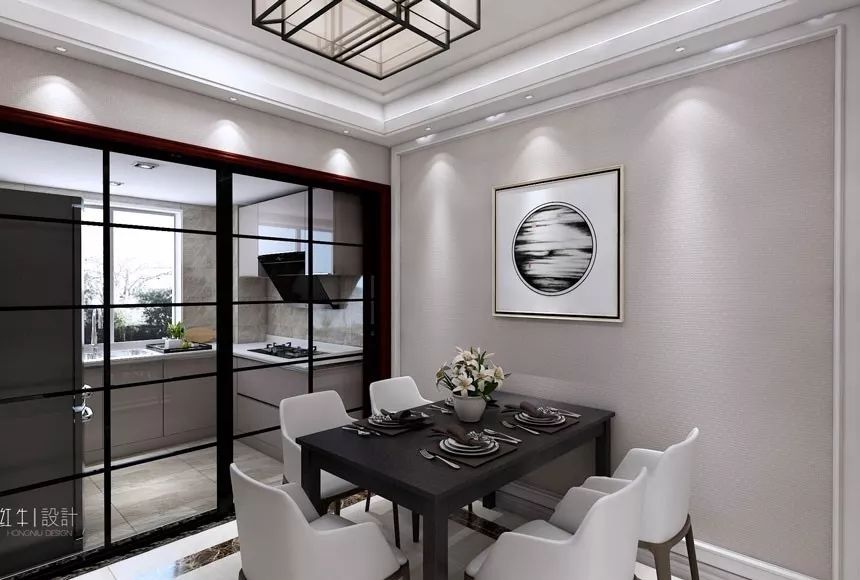 南京紫金华府114平米现代简约风格装修  三代同堂的温馨之家03